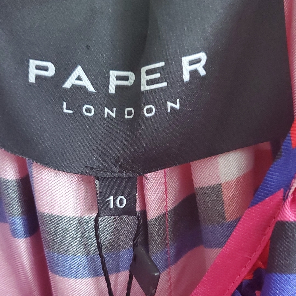 Paper Londo. Brand Chic Striped Maxi Dress in Pink and Blue - Picture 2 of 9